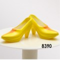 Туфли классика желтые с полосочкой