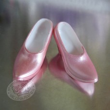 Туфли классика розовые перламутровые